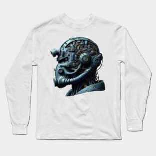 Brotherhood of steel helmet Long Sleeve T-Shirt